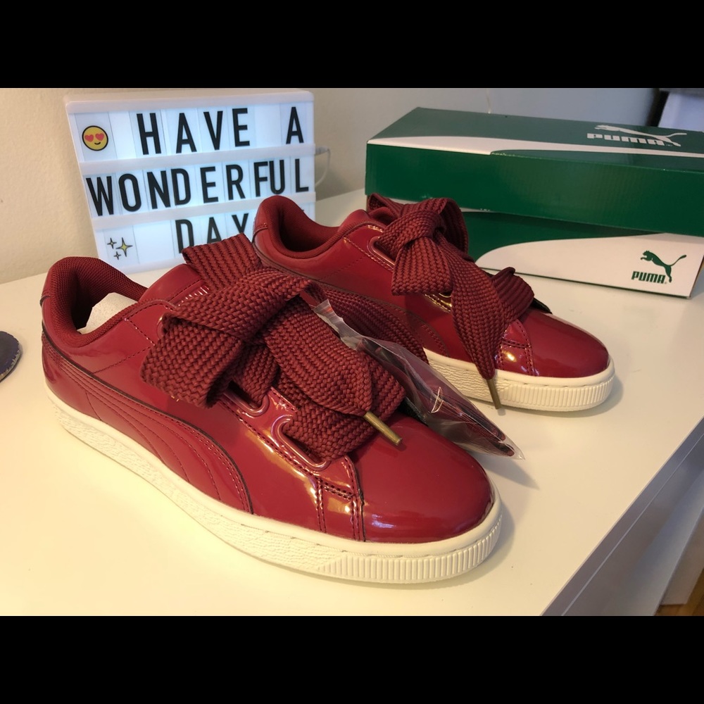 💖Super comfortable and stylish Puma Basket Heart